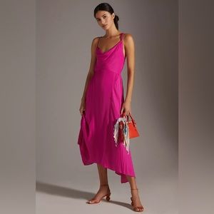 Anthropologie Maeve Fuchsia Maxi Dress
